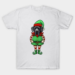 Great Dane Christmas Elf T-Shirt